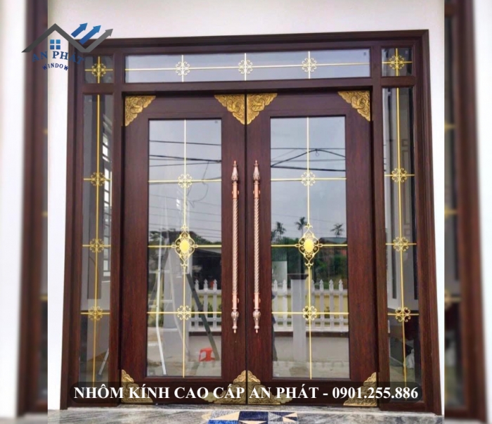 CỬA NHÔM THỦY LỰC [MẪU 9]